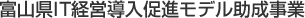 富山県IT経営導入促進モデル助成事業